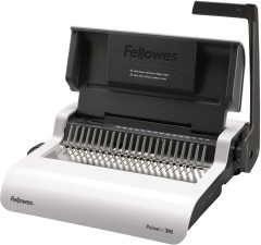 Переплетчик Fellowes PULSAR+ на пластиковую пружину, сшивает до 300 лст., перфорирует 20 лст. Fellowes PULSAR+