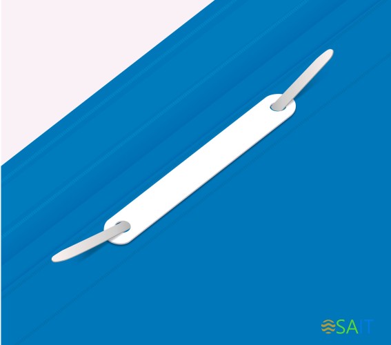 Папка-скоросшиватель Бюрократ Люкс -PSL20A5BLUE A5 прозрач.верх.лист пластик синий 0.14/0.18