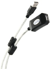 Кабель-адаптер VCOM USB 2.0 Type-AM - USB 2.0 Type-AF 25м