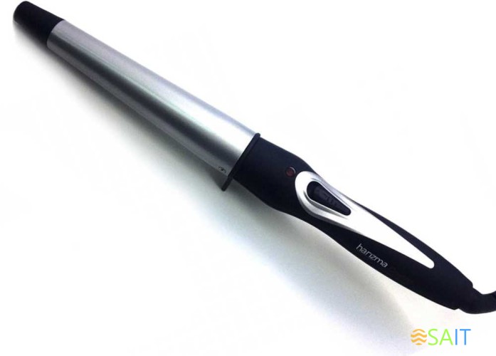 Щипцы Harizma Creative 50Вт черный макс.темп.:180С покрытие:керамико-турмалиновое (H10303-19)
