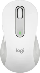 Мышь Logitech M650 L белый оптическая 4000dpi silent беспров. BT/Radio USB 5but (910-006389)