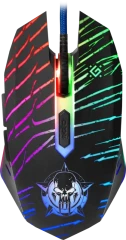 Defender Проводная игровая мышь Dark Agent GM-590L 6 кнопок,12800dpi Defender Dark Agent GM-590L