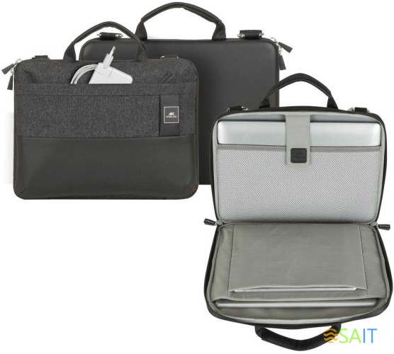 Сумка для ноутбука 13.3" Riva 8823 черный полиэстер