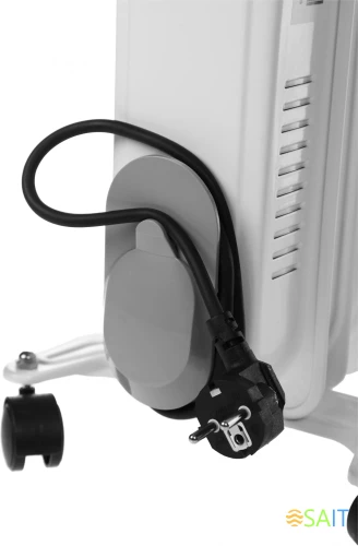 Радиатор масляный Royal Clima PIEMONTE ROR-P5-1000M 1000Вт белый/серый