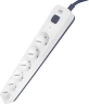 Сетевой фильтр Powercom SP-06W 1.8М 1.8м (6 розеток) белый/серый (коробка)