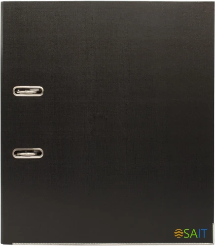 Папка-регистратор Silwerhof A4 50мм двусторон.ПВХ черный мет.окант. сборная (упак.:2шт)