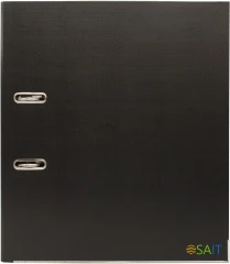 Папка-регистратор Silwerhof A4 50мм двусторон.ПВХ черный мет.окант. сборная (упак.:2шт)