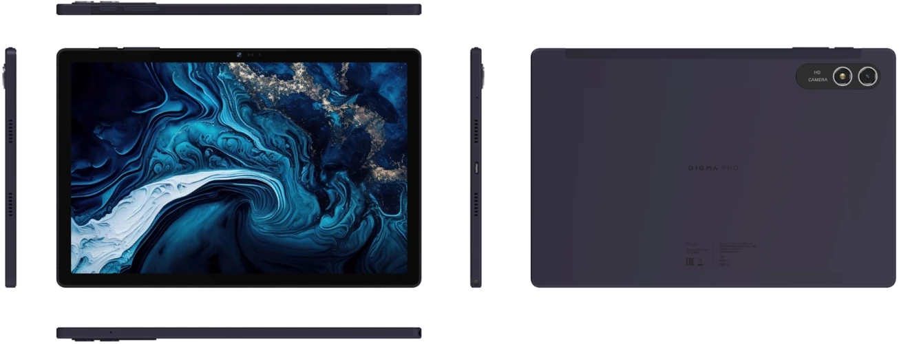 Планшет Digma Pro HIT 18 T616 (2.0) 8C RAM8Gb ROM256Gb 10.5" IPS 1920x1200 4G 2Sim Android 13 фиолетовый 13Mpix 5Mpix BT WiFi microSD 512Gb 7000mAh 5hr