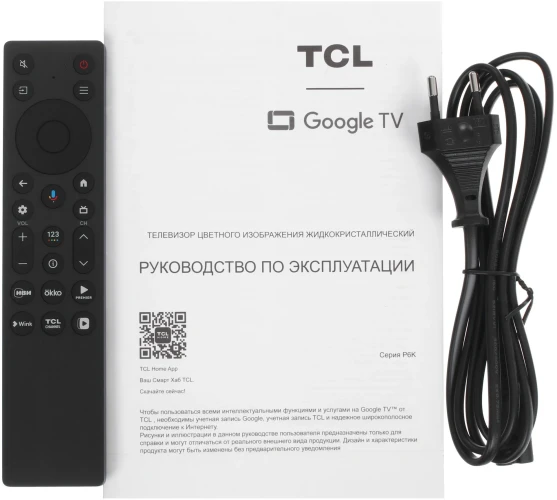 Телевизор LED TCL 55" 55P6K черный 4K Ultra HD 60Hz DVB-T DVB-T2 DVB-C DVB-S DVB-S2 USB WiFi Smart TV (RUS)