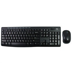 Клавиатура + мышь Logitech MK270 клав:черный мышь:черный USB беспроводная Multimedia (920-004518)