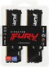Память DDR5 2x16GB 6400MHz Kingston KF564C32BBEAK2-32 Fury Beast RGB RTL Gaming PC5-51200 CL32 DIMM 288-pin 1.4В kit single rank с радиатором Ret