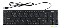 Клавиатура Acer OKW010 черный USB slim Multimedia (ZL.KBDEE.002)