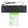 Клавиатура Acer OKW010 черный USB slim Multimedia (ZL.KBDEE.002)