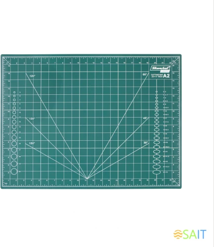 Подкладка для резки Silwerhof Create A2 420x594мм пластик зеленый