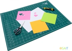 Подкладка для резки Silwerhof Create A2 420x594мм пластик зеленый