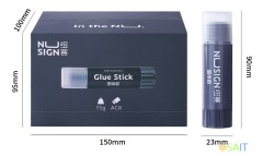 Клей-карандаш Deli NS193 15гр дисплей картонный Nusign