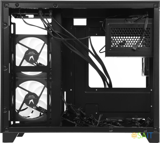 Корпус Formula Crystal Z9ML Floe черный без БП mATX 1xUSB3.0 1xUSB3.1 audio bott PSU