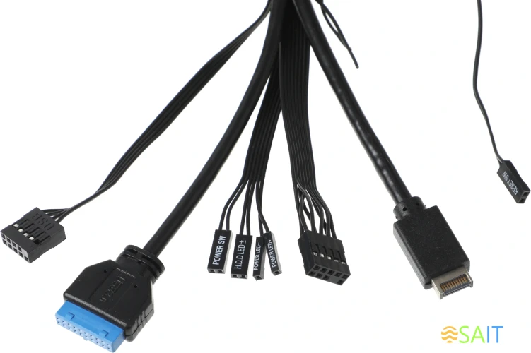 Корпус Formula Crystal Z9ML Floe черный без БП mATX 1xUSB3.0 1xUSB3.1 audio bott PSU