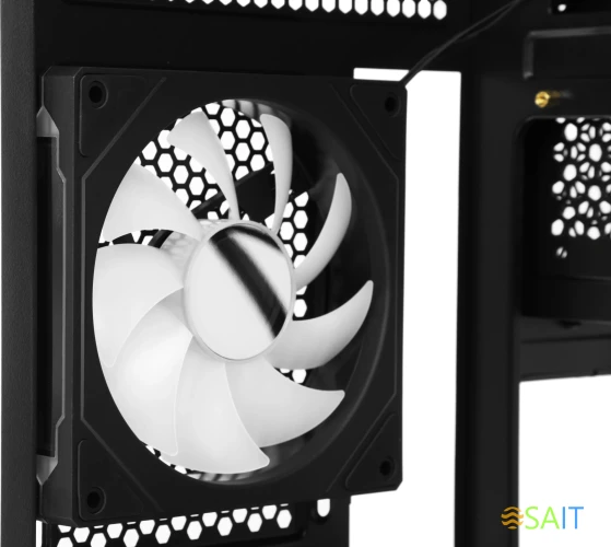 Корпус Formula Crystal Z9ML Floe черный без БП mATX 1xUSB3.0 1xUSB3.1 audio bott PSU