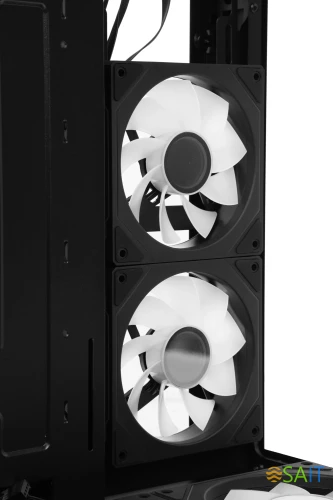 Корпус Formula Crystal Z9ML Floe черный без БП mATX 1xUSB3.0 1xUSB3.1 audio bott PSU