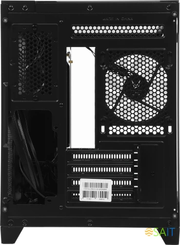 Корпус Formula Crystal Z9ML Floe черный без БП mATX 1xUSB3.0 1xUSB3.1 audio bott PSU