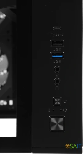 Корпус Formula Crystal Z9ML Floe черный без БП mATX 1xUSB3.0 1xUSB3.1 audio bott PSU