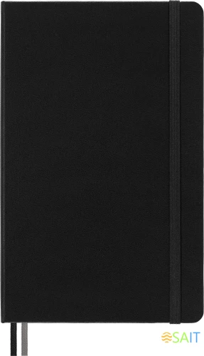 Блокнот Moleskine CLASSIC EXPENDED QP061EXP Large 130х210мм 400стр. клетка твердая обложка черный