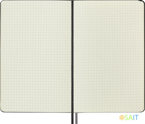 Блокнот Moleskine CLASSIC EXPENDED QP061EXP Large 130х210мм 400стр. клетка твердая обложка черный