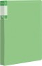 Папка с 20 прозр.вклад. Бюрократ Gems GEM20GRN A4 пластик 0.7мм торц.карм с бум. встав зеленый турмалин
