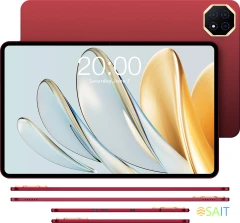 Планшет Teclast T60 AI Edition A733 (2.0) 8C RAM6Gb ROM128Gb 11.97&quot; IPS 2000x1200 Android 15 красный 13Mpix 5Mpix BT WiFi microSD 1Tb 8000mAh