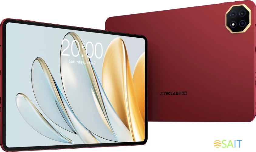 Планшет Teclast T60 AI Edition A733 (2.0) 8C RAM6Gb ROM128Gb 11.97" IPS 2000x1200 Android 15 красный 13Mpix 5Mpix BT WiFi microSD 1Tb 8000mAh
