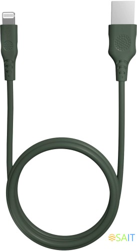 Кабель Vipe VPCBLMFIPVCGRN USB (m)-Lightning (m) 1.2м зеленый