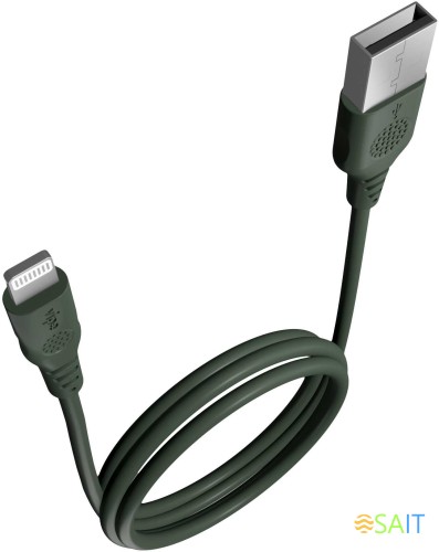 Кабель Vipe VPCBLMFIPVCGRN USB (m)-Lightning (m) 1.2м зеленый