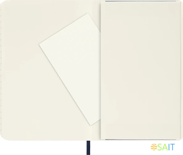 Блокнот Moleskine CLASSIC SOFT QP611B20 Pocket 90x140мм 192стр. линейка мягкая обложка синий сапфир