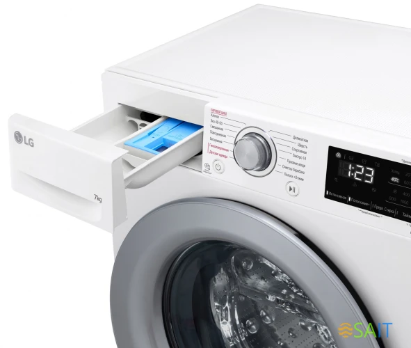 Стиральная машина LG F2V3HS4W класс: A загр.фронтальная макс.:7кг белый инвертор