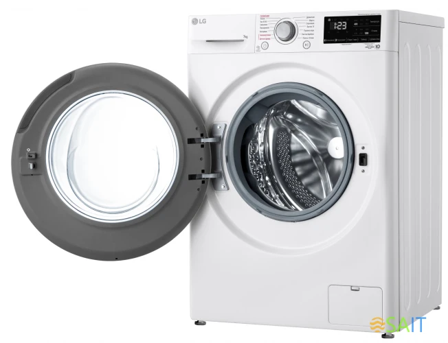 Стиральная машина LG F2V3HS4W класс: A загр.фронтальная макс.:7кг белый инвертор
