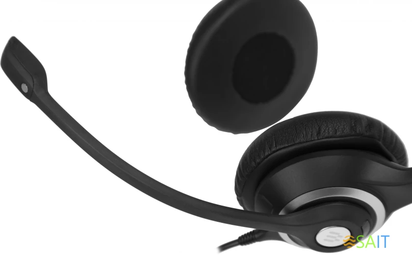 Наушники с микрофоном Epos Sennheiser SC 260 ED черный 1м накладные оголовье (1000515)