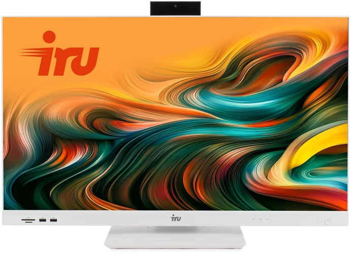 Моноблок IRU Strato 27" QHD i5 1235U (1.3) 16Gb SSD512Gb Iris Xe CR Windows 11 Professional GbitEth WiFi BT 65W Cam белый 2560x1440