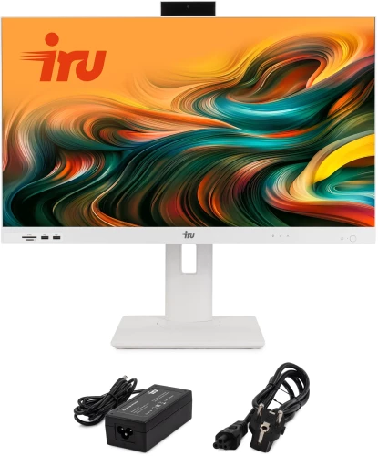Моноблок IRU Strato 27" QHD i5 1235U (1.3) 16Gb SSD512Gb Iris Xe CR Windows 11 Professional GbitEth WiFi BT 65W Cam белый 2560x1440