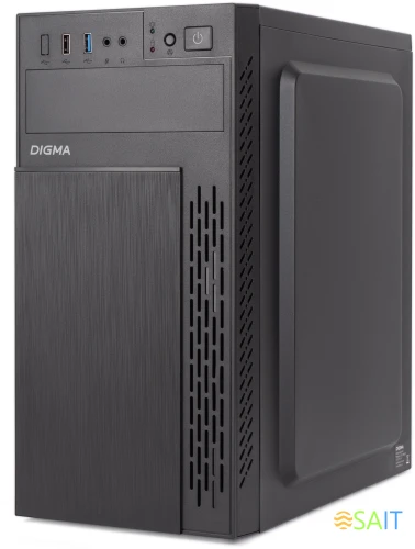 Корпус Digma DCC-MN301 черный без БП mATX 1x80mm 2x120mm 1xUSB2.0 1xUSB3.0 audio