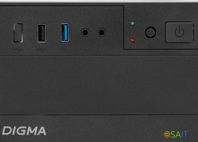 Корпус Digma DCC-MN301 черный без БП mATX 1x80mm 2x120mm 1xUSB2.0 1xUSB3.0 audio
