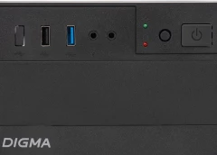 Корпус Digma DCC-MN301 черный без БП mATX 1x80mm 2x120mm 1xUSB2.0 1xUSB3.0 audio