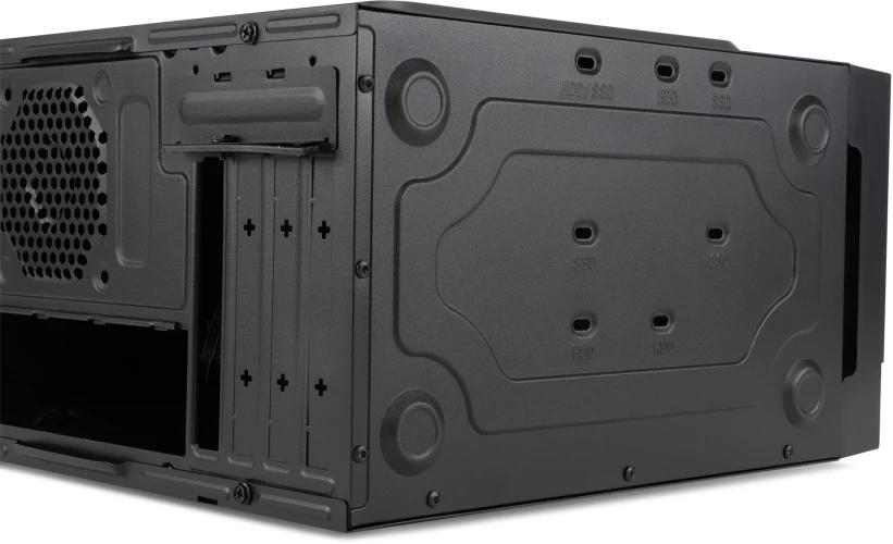 Корпус Digma DCC-MN301 черный без БП mATX 1x80mm 2x120mm 1xUSB2.0 1xUSB3.0 audio