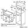 Встраиваемая электрическая духовка BOSCH Встраиваемый духовой шкаф BOSCH HBG7341B1