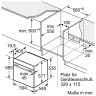 Встраиваемая электрическая духовка BOSCH Встраиваемый духовой шкаф BOSCH HBG7341B1