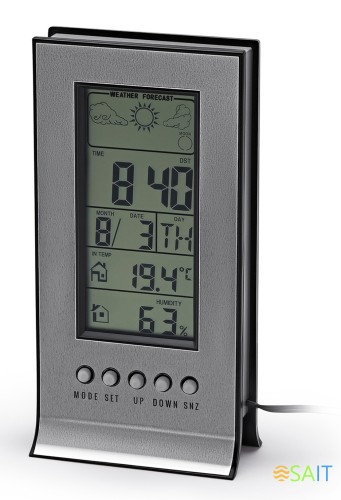 Погодная станция Buro H106AB серебристый