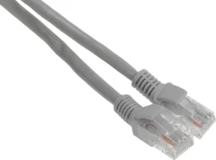 Патч-корд Premier PP6U-20M 10000Гбит/с UTP 4 пары cat.6 CCA molded 20м серый RJ-45 (m)-RJ-45 (m)