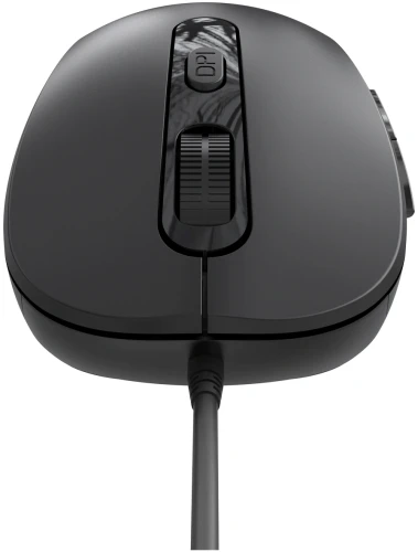 Мышь Оклик 211M черный оптическая 2400dpi USB для ноутбука 6but