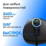 Мышь Оклик 211M черный оптическая 2400dpi USB для ноутбука 6but