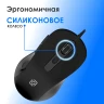Мышь Оклик 211M черный оптическая 2400dpi USB для ноутбука 6but